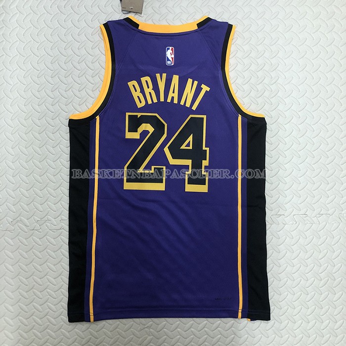 Maillot Los Angeles Lakers Kobe Bryant NO 24 Statement 2022-23 Volet